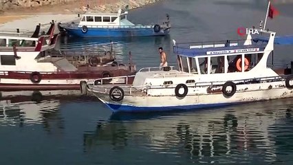 Van Gölü sahilindeki Dereağzı Limanı yenilendi