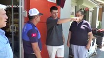 Ekmeği ucuza satan fırıncı ile Büyükşehir Belediyesi Zabıta ekipleri arasında ceza polemiği kamerada