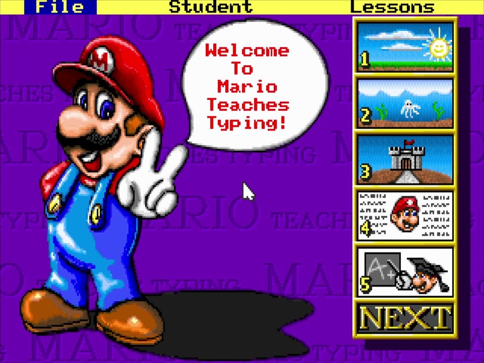 Mario Teaches Typing - dos - Vidéo Dailymotion