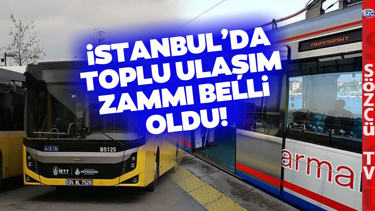 İstanbul'da Toplu Ulaşıma Zam! Taksi İETT Tam B...