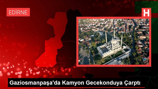 Gaziosmanpaşa'da Kamyon Gecekonduya Çarptı