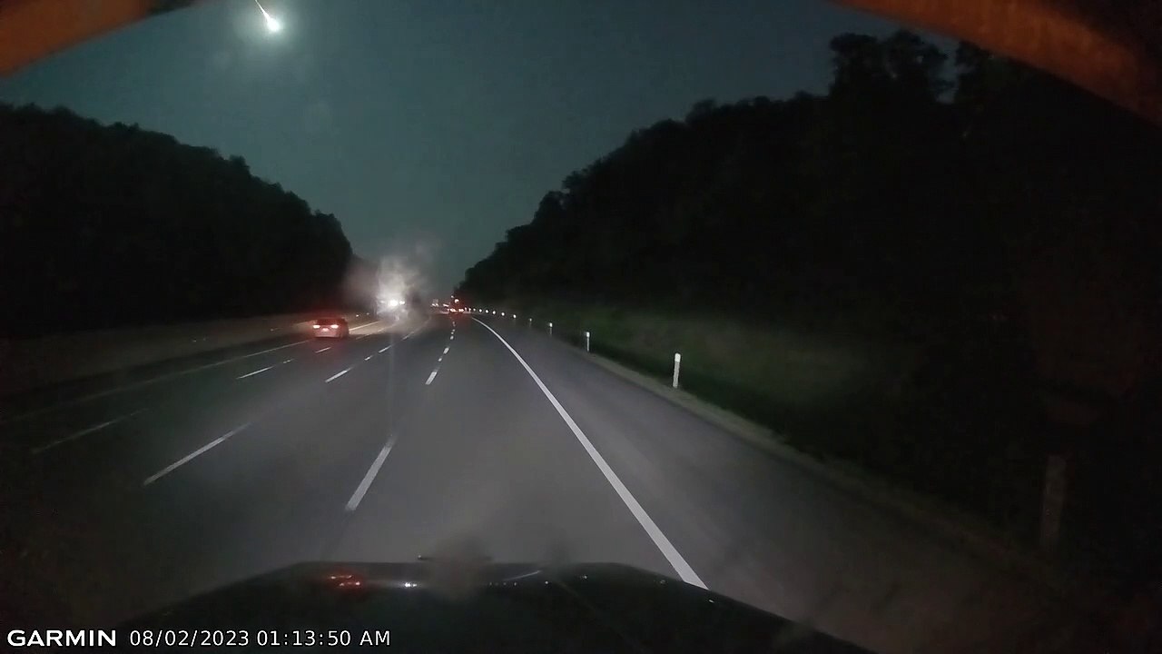Meteor Sighting From The Highway