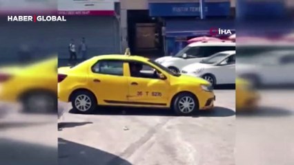 Korkunç görüntüler! İzmir'de boşanma aşamasındaki eşinden dayak yiyen kadın baygınlık geçirdi