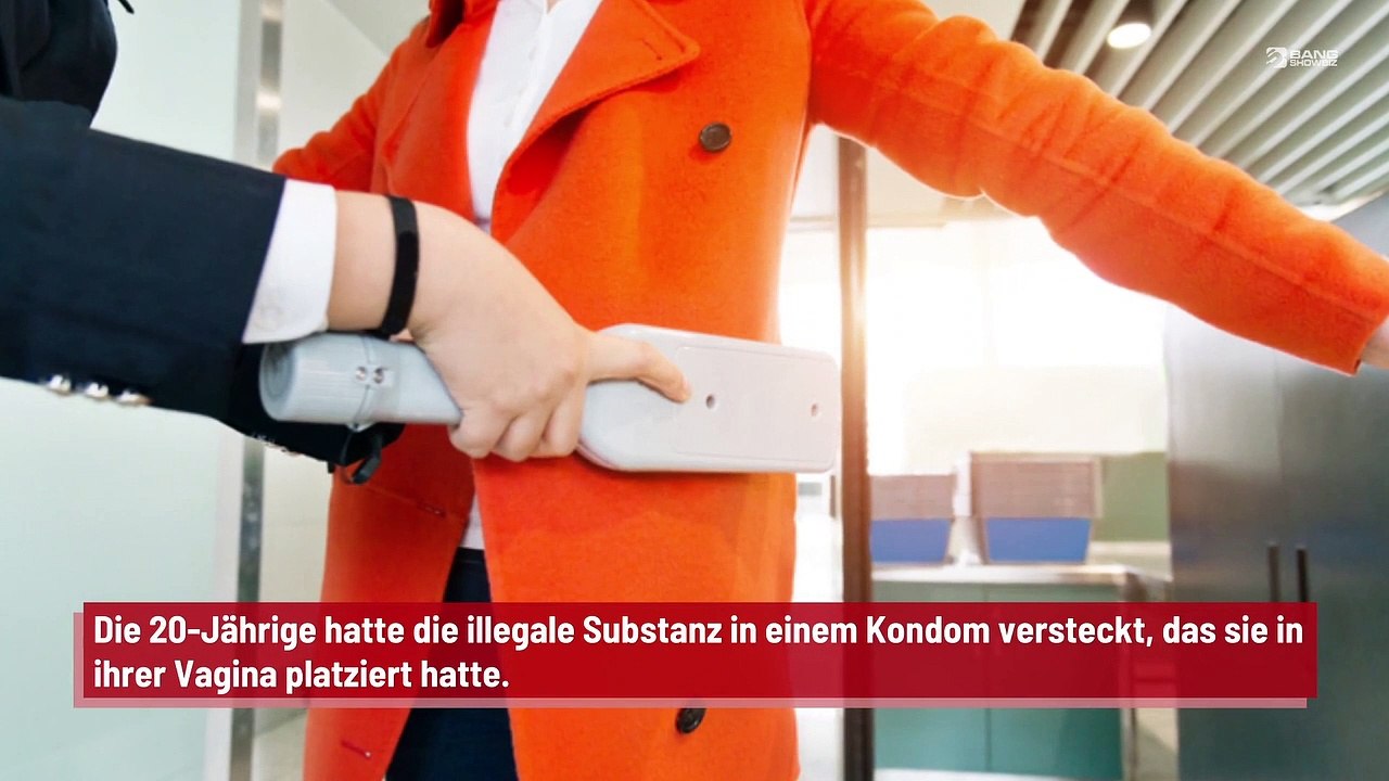 Frau schmuggelt illegale Substanzen mit einer höchst originellen Technik