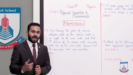 Class 9 - Physics - Chapter 1 - Lecture 16 - Numerical (1.6 to 1.10)