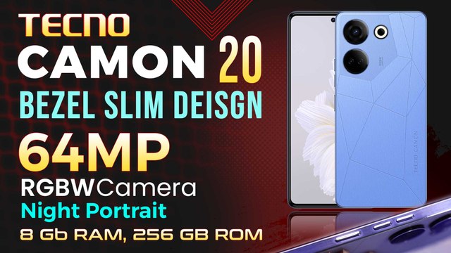 Tecno Ne 64 MP Night Portrait Camera Ke Sath Apna New Mobile Tecno Camon 20 Launch Kar Dia