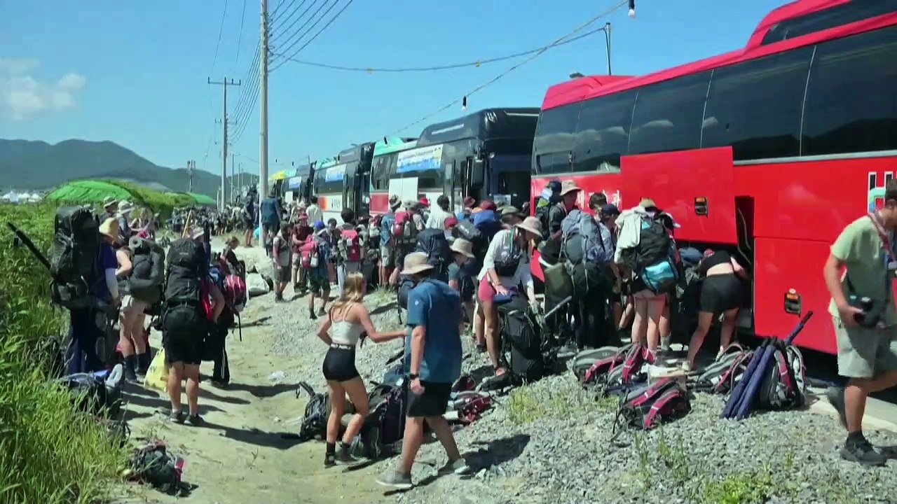 European scouts to flee South Korean world jamboree ahead of typhoon