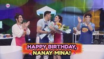 Sarap, 'Di Ba?: Happy birthday, Nanay Mina!
