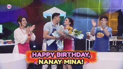 Sarap, 'Di Ba?: Happy birthday, Nanay Mina!