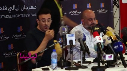 مهرجان ليالي قلعة دمشق-مؤتمر صابر الرباعي