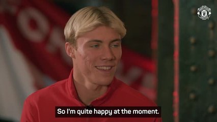 Hojlund delighted to sign for Manchester United