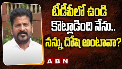 టీడీపీలో ఉండి కొట్లాడింది నేను..    నన్ను దోషి అంటావా?Revanth Reddy Press Meet | ABN Telugu