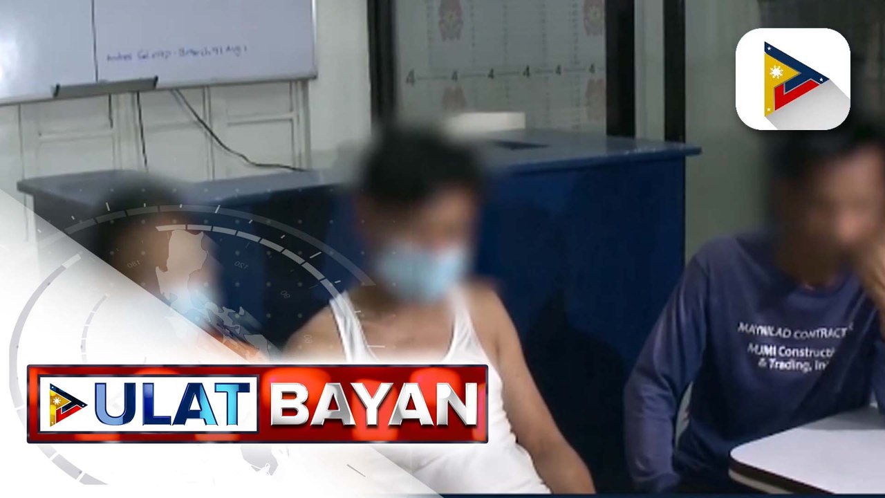Tatlong suspek sa panloloob sa isang bahay sa Brgy. Pasong Tamo, QC, kalaboso