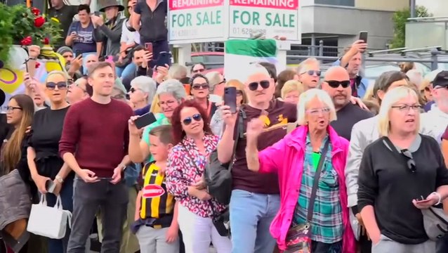 Sinead O’Connor fans line streets outside her former Bray home for funeral procession