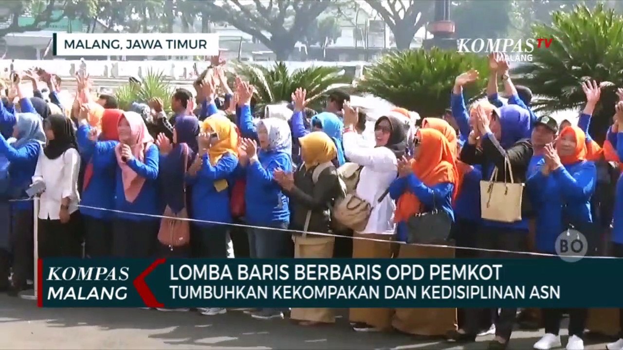 Tingkatkan Kekompakan ASN, Pemkot Malang Gelar Lomba Baris Berbaris