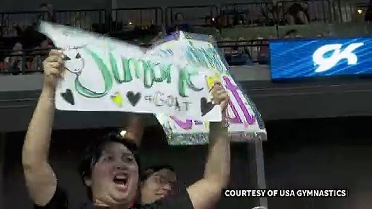 Retour triomphal pour la gymnaste américaine Simone Biles
