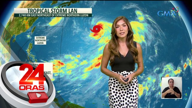 Namataan sa extreme northern Luzon ang bagong bagyo; mababa ang tsansang tumbukin ang Pilipinas — PAGASA | 24 Oras