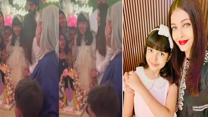Aradhya Bachchan के कान में फुसफुसाने पर Troll  हुईं Aishwarya Rai Bachchan, Throwback Video Viral