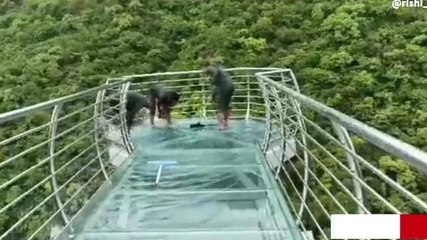 नालंदा: स्काईवॉक में चीन और अमेरिका को मात देनेवाला ग्लास ब्रिज पर मंडराया खतरा, देखें वायरल वीडियो