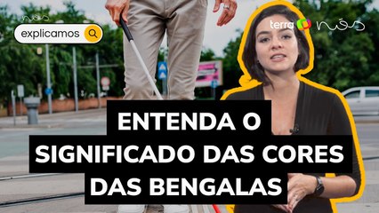 O que a cor das bengalas significam?