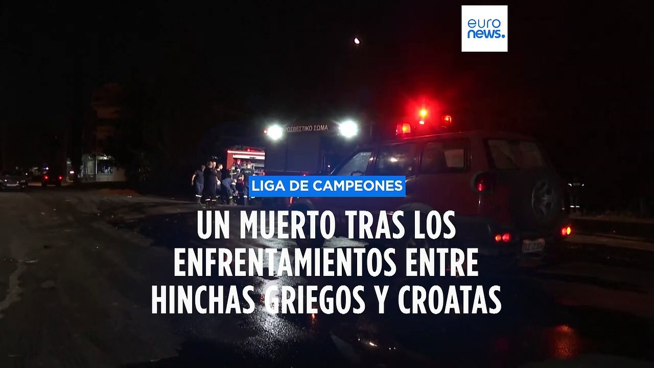 Un griego muere tras los enfrentamientos con hinchas croatas en Atenas
