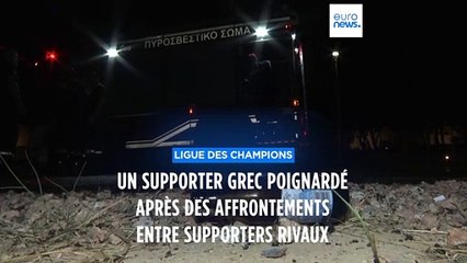 Grèce : un supporter de football grec poignardé à mort après des affrontements avec un club rival