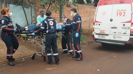 Idoso sofre AVC e é socorrido pelo Samu no Bairro Santa Cruz
