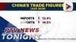 China's trade declines