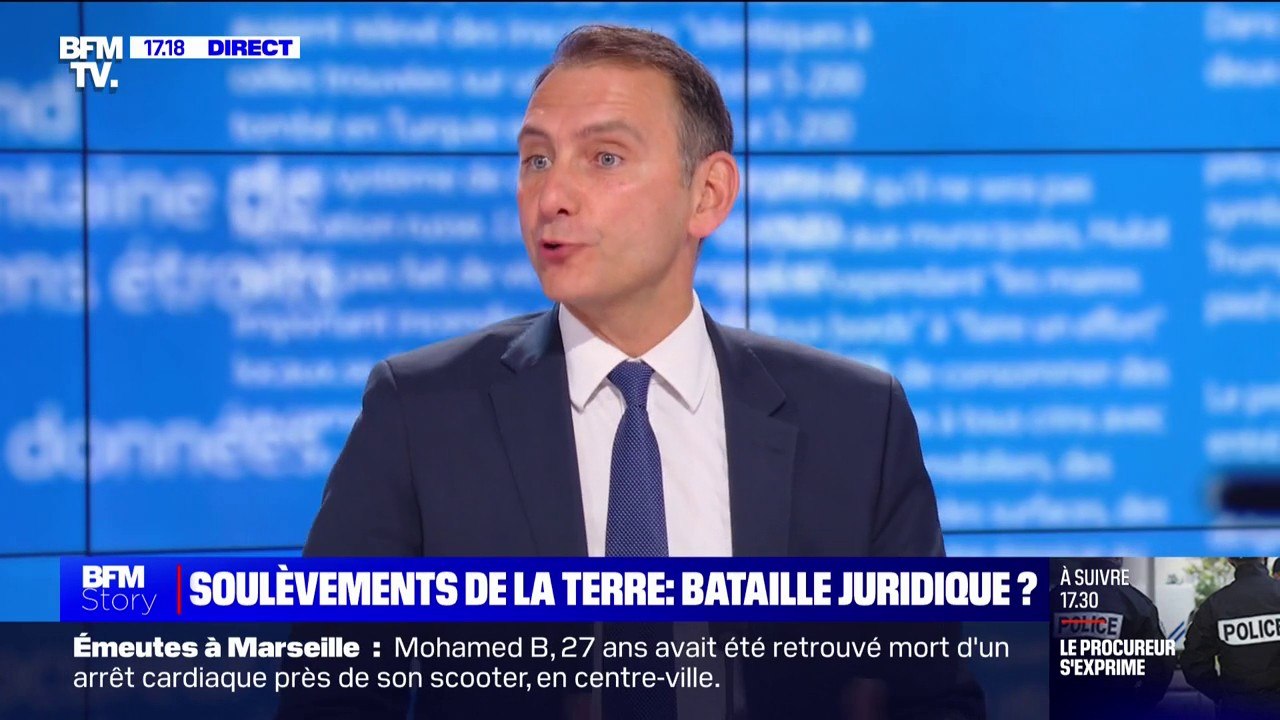Dissolution des Soulèvements de la Terre: "Il faut protéger la société de ces mouvements violents", pour Laurent Jacobelli (RN)