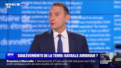 Dissolution des Soulèvements de la Terre: "Il faut protéger la société de ces mouvements violents", pour Laurent Jacobelli (RN)