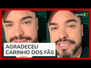 Sidney Sampaio fala pela 1ª vez sobre queda em hotel no Rio de Janeiro: 'Que susto'