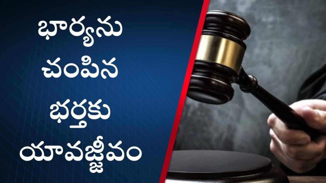 వైఎస్సార్ జిల్లా: భార్యను చంపిన భర్తకు యావజ్జీవం