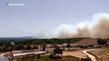 Evacuadas unas 1.400 personas por un incendio forestal en Portugal