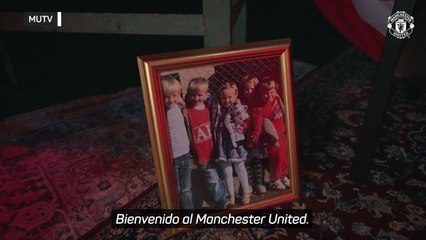 Rasmus Hojlund se presenta como nuevo jugador del Manchester United