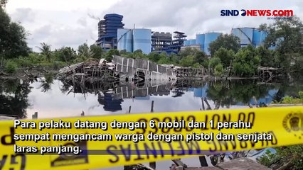 Download Video: Pria Bawa Senjata Api Hancurkan Sejumlah Rumah Warga di Medan