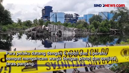 Pria Bawa Senjata Api Hancurkan Sejumlah Rumah Warga di Medan