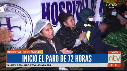 Paro de 72 horas en el Hospital de Clínicas