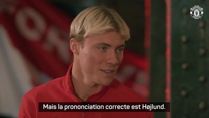 Man. United - Comment prononcer "Rasmus Højlund"... par l'intéressé lui-même