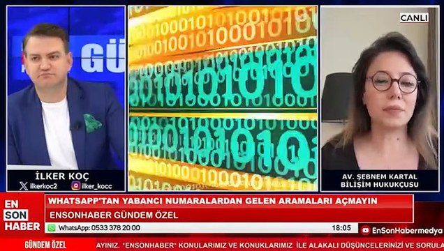 Ensonhaber yayınında uzman isim uyardı: Yabancı numaraları açmayın