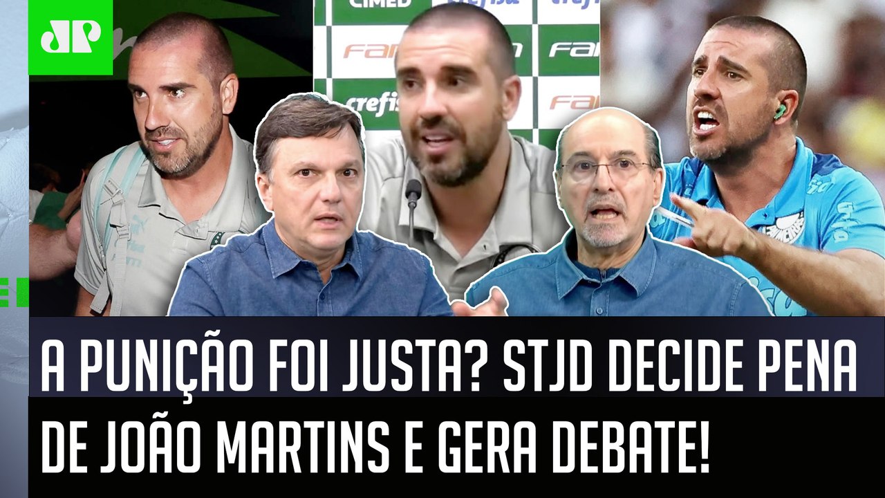 "Essa PENA pra mim FOI..." PUNIÇÃO ao auxiliar do Palmeiras por fala sobre "SISTEMA" GERA DEBATE!