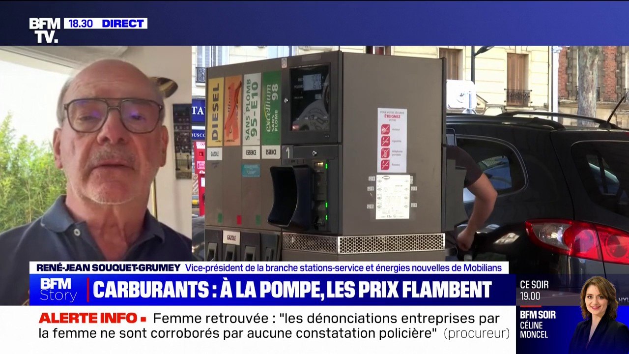 Hausse des prix des carburants: "Aucun signal ne peut permettre de penser que les prix vont se détendre", pour René-Jean Souquet-Grumey (Mobilians)