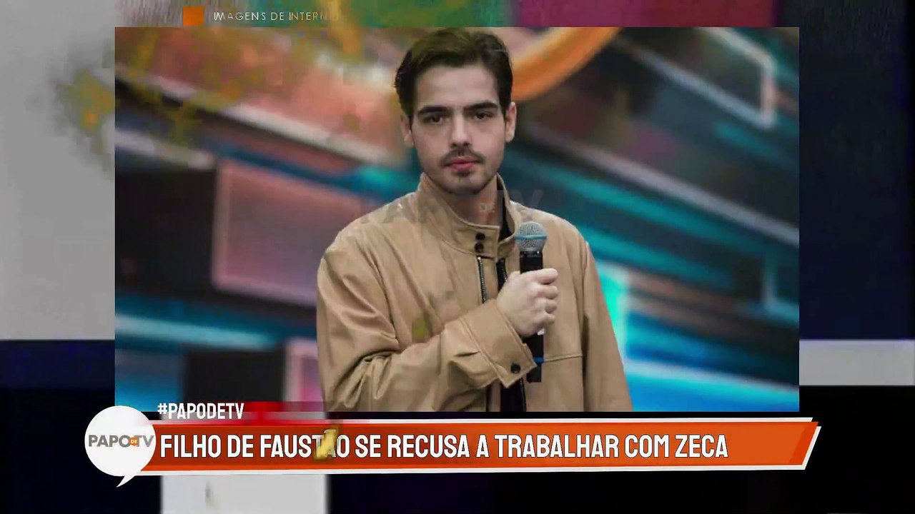 Filho de FAUSTÃO se RECUSA a trabalhar com Zeca Camargo e Glenda Kozlowski