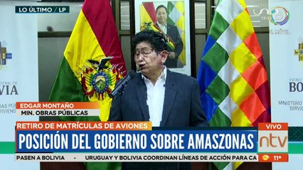 Ministro de obras públicas se pronuncia sobre Amaszonas
