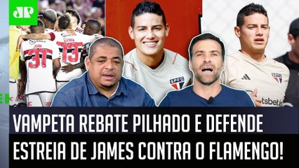 FALOU TUDO! "ISSO É PAPO! Cara, o James pra mim PODE SIM..." Vampeta REBATE Pilhado sobre São Paulo!