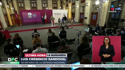 Cresencio Sandoval sobre el uso de drones por parte de grupos criminales