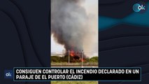 Consiguen controlar el incendio declarado en un paraje de El Puerto (Cádiz)