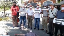 DİSK Emekli-Sen Üyeleri Emekli Maaşları ve Akbelen Ormanı'ndaki Ağaç Kıyımını Protesto Etti