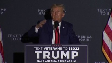 États-Unis: Donald Trump s'exprime dans le New Hampshire