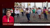 Estrés hídrico, colapso financiero y de infraestructura vive Puerto Vallarta: Susana Carreño