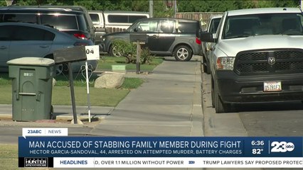 Bakersfield man arrested after stabbing family member during fight